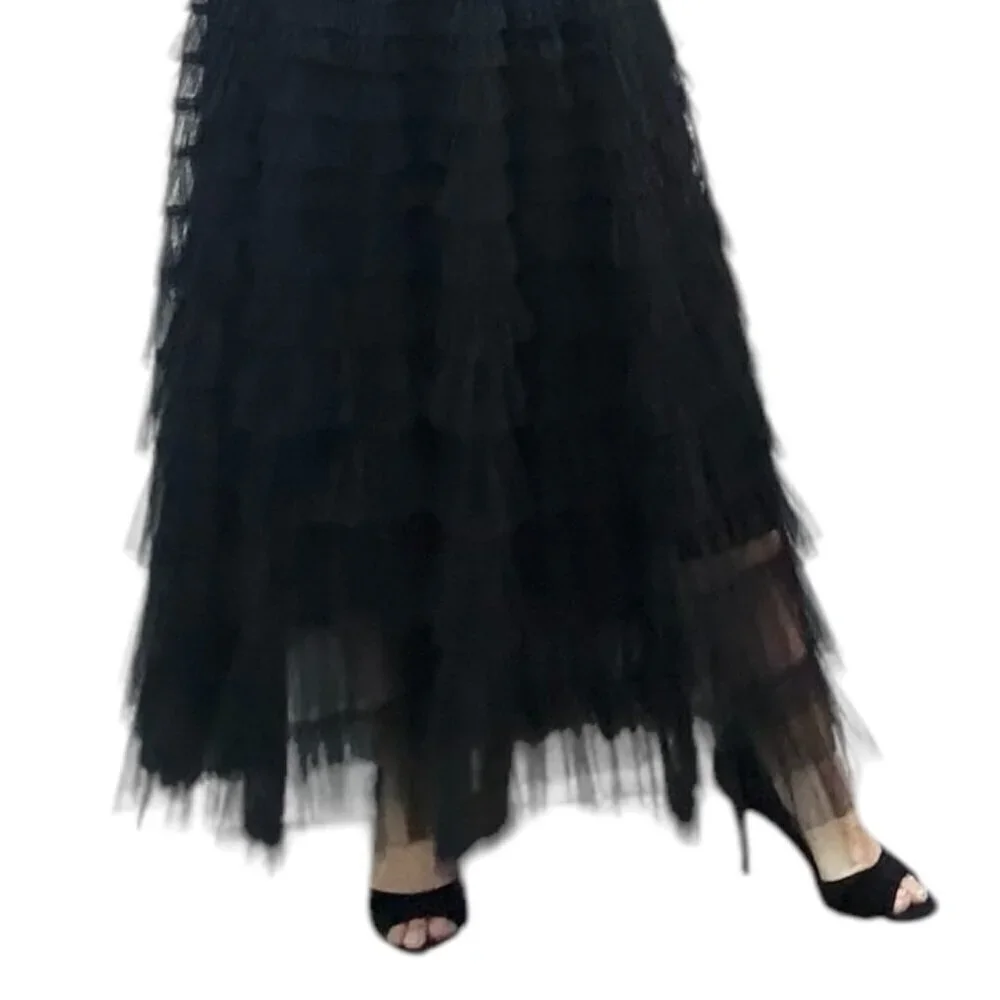 NWT Black Tulle Skirt- Fully Lined